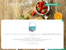 Tablet Screenshot of cambridgeweightplan.be